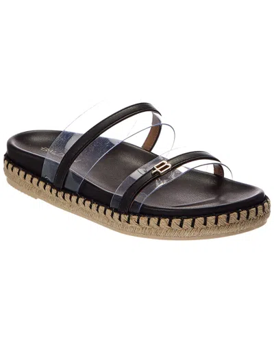 Baldinini Leather Sandal In Black