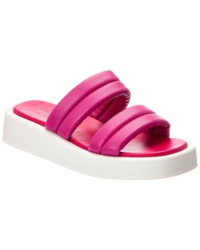 Baldinini Leather Sandal In Pink