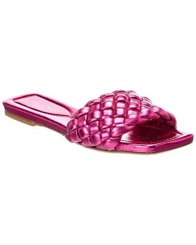 Baldinini Leather Sandal In Pink