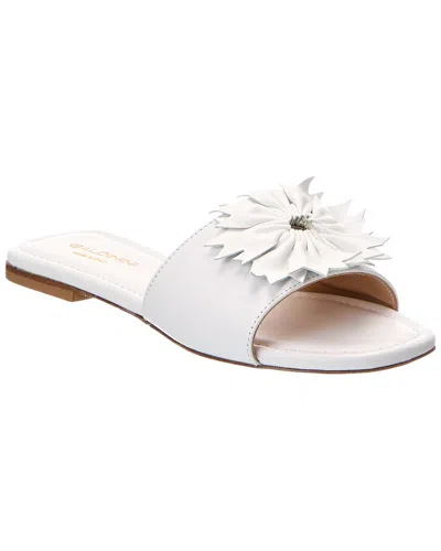 Baldinini Leather Sandal In White