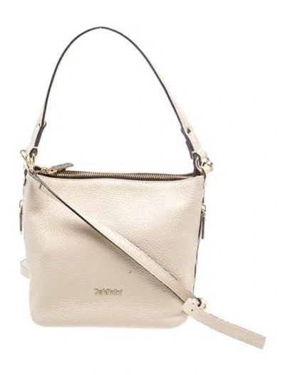 Pre-owned Baldinini Leather Shoulder Bag In Neutral