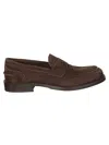 Baldinini Suede Loafers In Brown