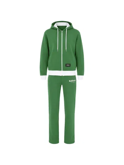 Baldinini Logo-patch Zip-up Tracksuit In Gray