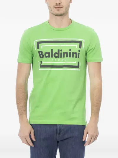 Baldinini Logo-printed T-shirt In Green
