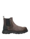 Baldinini Man Ankle Boots Dark Brown Size 13 Soft Leather In Brown