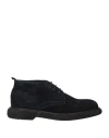 Baldinini Man Ankle Boots Midnight Blue Size 13 Soft Leather