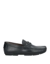 Baldinini Man Loafers Black Size 10 Calfskin