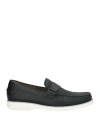 Baldinini Man Loafers Black Size 13 Leather