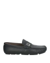Baldinini Man Loafers Black Size 13 Leather