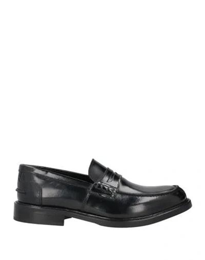 Baldinini Man Loafers Black Size 13 Soft Leather