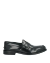 Baldinini Man Loafers Black Size 7 Leather