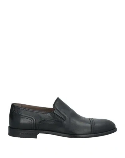 Baldinini Man Loafers Black Size 7.5 Leather