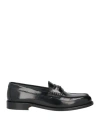 Baldinini Man Loafers Midnight Blue Size 13 Soft Leather In Black