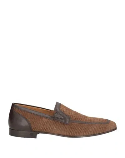 Baldinini Man Loafers Brown Size 6 Leather