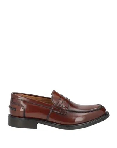 Baldinini Man Loafers Brown Size 8 Leather