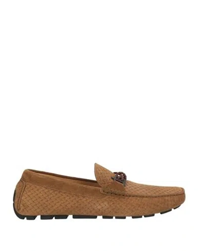 Baldinini Man Loafers Brown Size 9 Leather