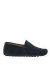 Baldinini Man Loafers Midnight Blue Size 13 Soft Leather