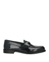 Baldinini Man Loafers Midnight Blue Size 13 Soft Leather
