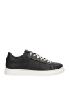 Baldinini Man Sneakers Black Size 13 Soft Leather