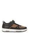 Baldinini Man Sneakers Dark Brown Size 8.5 Calfskin