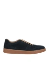 Baldinini Man Sneakers Midnight Blue Size 7 Leather