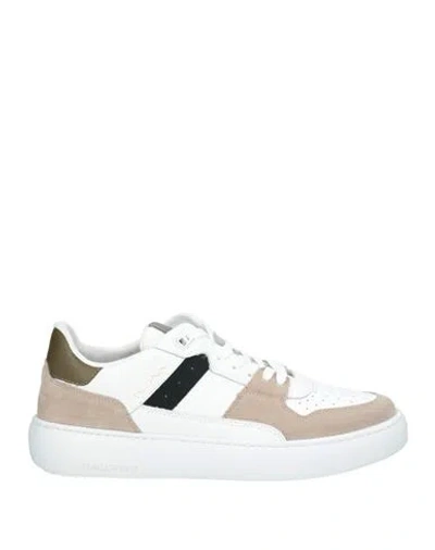 Baldinini Man Sneakers White Size 7 Leather