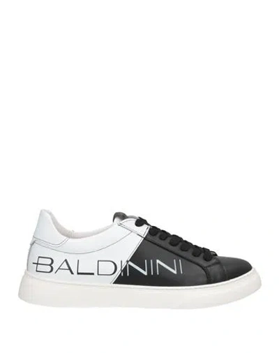 Baldinini Man Sneakers White Size 13 Soft Leather
