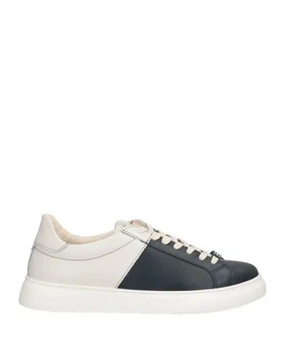 Baldinini Man Sneakers White Size 13 Soft Leather