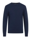 Baldinini Man Sweater Blue Size L Wool, Viscose, Polyamide, Cashmere