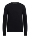 Baldinini Man Sweater Navy Size S Wool, Viscose, Polyamide, Cashmere In Navy Blue