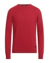 Baldinini Man Sweater Red Size Xl Wool, Viscose, Polyamide, Cashmere In Red