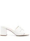 Baldinini Open Toe Mules In White