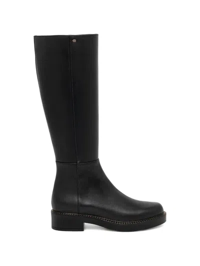 Baldinini Platform Knee-high Boots In Black