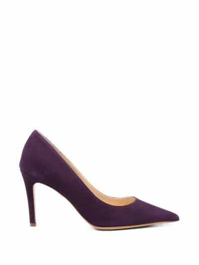 Baldinini Pointed-toe Pumps In Purple
