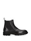 Baldinini Side-zip Leather Chelsea Boots In Brown