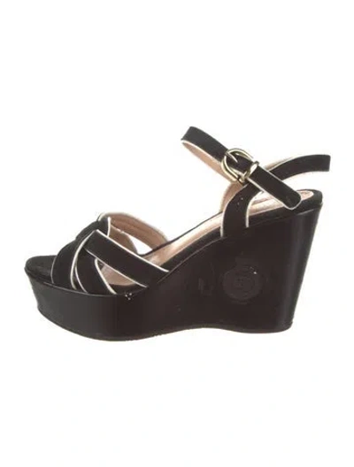 Pre-owned Baldinini Suede Sandals In Brown