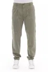 Baldinini Trend Army Cotton Men Pant