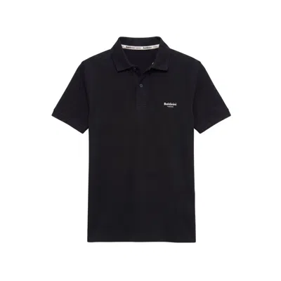 Baldinini Trend Black Cotton Men Polo