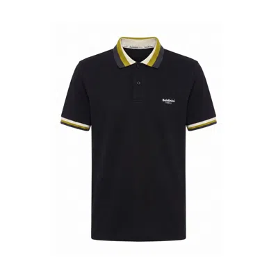 Baldinini Trend Black Cotton Men Polo-shirt