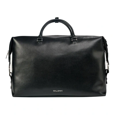 Baldinini Trend Black Leather Di Calfskin Luggage And Travel In Brown