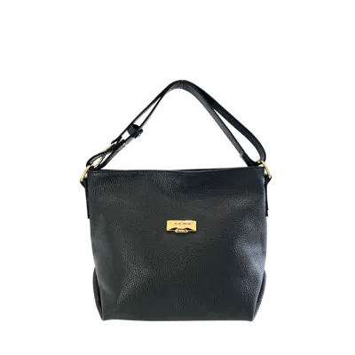 Baldinini Trend Black Leather Women Shoulder Women's Bag