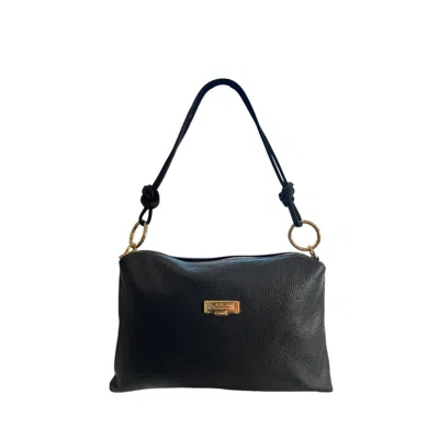 Baldinini Trend Black Leather Women Women's Bag