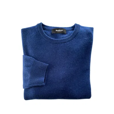 Baldinini Trend Blue Cashmere Men's Sweater
