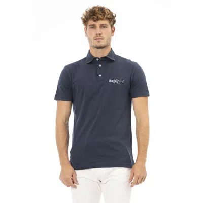 Baldinini Trend Blue Cotton Men Polo Men's Shirt