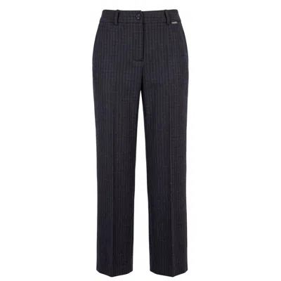 Baldinini Trend Blue Cotton Womens Pant In Black