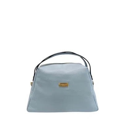 Baldinini Trend Blue Leather Women Women's Bag