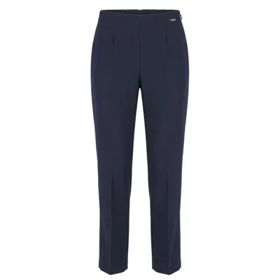 Baldinini Trend Blue Viscose Women Pant In Black