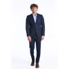 Baldinini Trend Blue Wool Men Suit In Blue