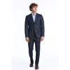 Baldinini Trend Blue Wool Men Suit In Blue