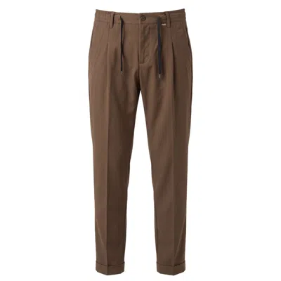 Baldinini Trend Brown Cotton Mens Pants